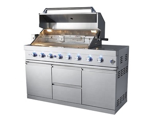 <span class=keywords><strong>Girarrosto</strong></span> Commerciale in Acciaio Inox per Pollo <span class=keywords><strong>con</strong></span> <span class=keywords><strong>Forno</strong></span> e Griglia BBQ a Carbone e Gas - Product Image 2