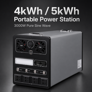 4019Wh 3000W Solar Backup Power Station 3000W MPPT Home <b>Energy</b> <b>Storage</b> <b>System</b> UPS Portable Generator 4019Wh LiFePO4 Capacity Lon - Product Image 3