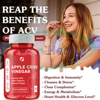 Ausreson OEM Marque Privée Bio Céto ACV Gommes Vitaminées Halal Ventre Plat Amincissant Cheveux Vinaigre de Cidre Gommes
