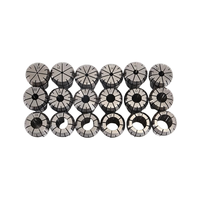 Ensemble de pinces de serrage à ressort en acier inoxydable pour fraiseuse CNC de haute précision 0,008, mandrin de perçage manuel pour gravure ER16-ER32