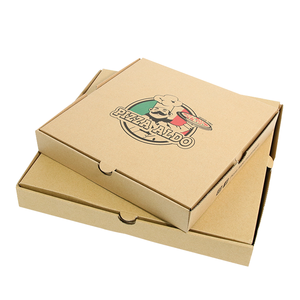 Cajas de Pizza de Cartón Corrugado Reciclado con Diseño en Relieve: Caja de Embalaje de Cartón Ecológica Premium para Comida para Llevar - Product Image 1