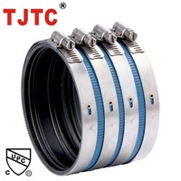 Pas pipa permukaan dipoles bersertifikat UPC 2 "-12" kopling tanpa Hub tugas berat baja tahan karat TJTC