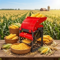 Vente directe usine – Décortiqueuse de maïs à moteur diesel/essence, batteuse mini haute vitesse, équipement agricole