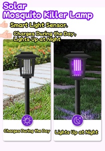 Tốt nhất bán tự động-cảm biến LED ánh sáng ngoài trời không thấm nước năng lượng mặt trời muỗi Killer đèn với Fly kiểm soát dịch hại cơ thể nhựa <span class=keywords><strong>Bug</strong></span> <span class=keywords><strong>Zapper</strong></span> - Product Image 4