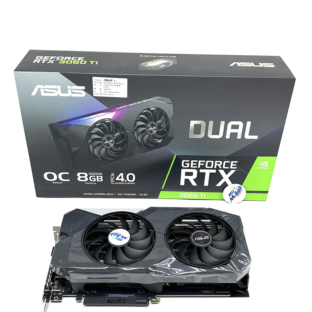 Rumax GPU AUSU DUAL RTX 3060TI OC 8GB graphics card Video card for gaming