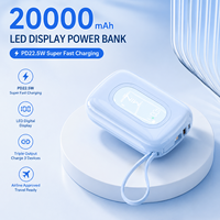 Nouvelle Offre 2026 : Batterie Externe Portable 20000mAh avec Affichage LED, Charge Rapide PD22.5W pour Smartphone – Idéale Voyage, OEM/ODM