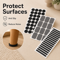 Service de découpe sur mesure de patins en caoutchouc EVA silicone à double revêtement, de forme et d'épaisseur personnalisées, pour applications industrielles