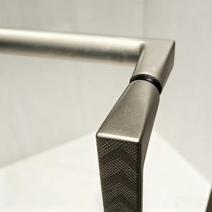 Cabine de <span class=keywords><strong>douche</strong></span> d'angle en diamant certifiée usine <span class=keywords><strong>avec</strong></span> revêtement nano, verre trempé <span class=keywords><strong>et</strong></span> cadre en acier inoxydable SUS, porte à charnières - Product Image 3