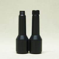Botellas de Lubricante de 50 ml con Cuello Largo, Cilíndricas, de HDPE, con Tapa de Rosca y Serigrafía, para Aditivos de Combustible Automotriz