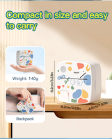 Autocollant Imprimante Notes Scolaires Journal DIY Cadeaux pour Enfants 203dpi Emballage Thermique Étiquettes Imprimante Machine