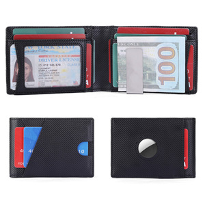Men's Slim <b>Wallet</b> Black 4 Inch RFID Blocking Multi <b>Card</b> <b>Holder</b> Everyday Use - Product Image 1