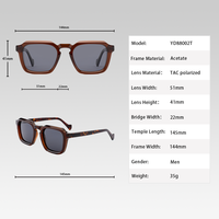 Gafas Ópticas de Acetato con Diseño Clásico, Monturas de Gafas con Efecto Carey, para Hombre y Mujer, Gafas para Miopía con Revestimiento Anti-luz Azul, Gran Venta