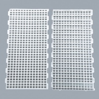 Système d'élevage de volailles à conception superposée, système d'interverrouillage, panneau de sol d'élevage en plastique 1000*500