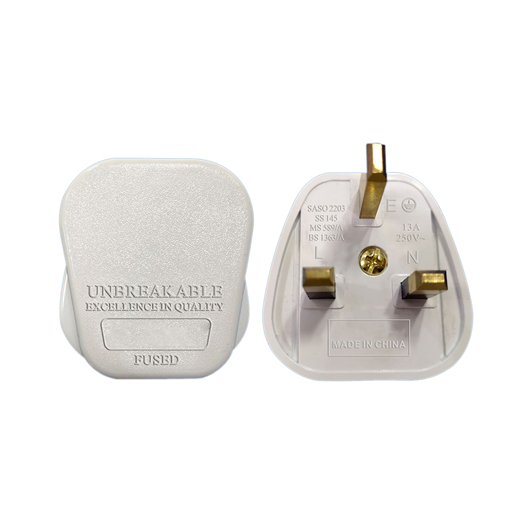 13A UK BS вилка 3 Pin квадратная вилка с плавленой