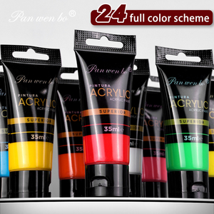 <span class=keywords><strong>Peinture</strong></span> <span class=keywords><strong>acrylique</strong></span> pour artistes, 24 couleurs, 35 ml, ensemble de <span class=keywords><strong>peinture</strong></span> <span class=keywords><strong>acrylique</strong></span>, pigment de <span class=keywords><strong>peinture</strong></span> professionnel, <span class=keywords><strong>peinture</strong></span> <span class=keywords><strong>acrylique</strong></span> pour papier, toile, bois, céramique, pierres - Product Image 2