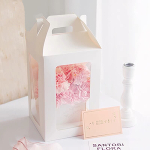 Ngày lễ cưới bó hoa Hộp Quà Tặng cửa sổ sáng tạo ngày mới của mẹ trong suốt Mở Cửa Sổ Hộp Quà Tặng di động - Product Image 3