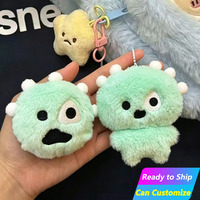 Vente en gros de jouets en peluche personnalisés de petits monstres à un œil, porte-clés, poupées en peluche mignonnes, pendentifs pour sacs à dos, décorations en stock