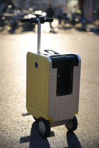 USB Charging Ride-On Robot Luggage Smarter Aluminium Hardcase Carry-On <strong>Suitcase</strong> TSA <strong>Lock</strong> for Travel ABS PC Material Carton - Product Image 4
