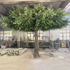 Grand arbre ficus artificiel simulé, arbre à souhaits, paysage d'hôtel, ombre extérieure, grands arbres artificiels pour décoration intérieure, mariage - Product Image 2