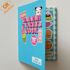 Libro de pegatinas de papel A6 impreso personalizado, planificador para niños, hojas decorativas, decoración colorida para álbum de recortes con impresión Offset - Product Image 2