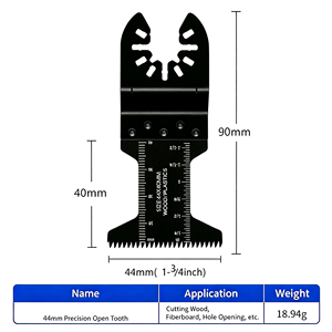 High Carbon Steel Oscillating <b>Saw</b> Blade Toothed Cutting Blade for Wood Metal <b>Plastic</b> Multi Tool - Product Image 1