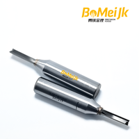 BoMeiJK TCT Fraise droite à 2 dents en carbure de tungstène pour le travail du bois ODM/OEM Angle de hélice 45° pour usinage CNC