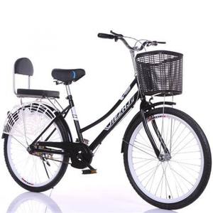 Bicicleta de alta calidad con marco de aluminio/acero para mujer, bici de ciudad, nueva velocidad - Product Image 2