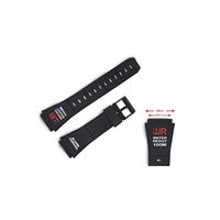 Correa de reloj de resina negra de 20 mm para los modelos CA-55/CA-62/W-721 Modelo 238P3PD1R