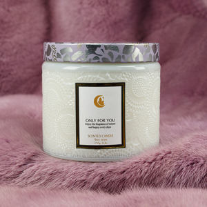 <span class=keywords><strong>Velas</strong></span> Aromáticas en Frascos de Vidrio con Grabado Dorado de Lujo al por Mayor |   <span class=keywords><strong>Velas</strong></span> Aromáticas de Cera de Soja de 250g para Decoración del Hogar, Proveedores con MOQ Bajo - Product Image 3