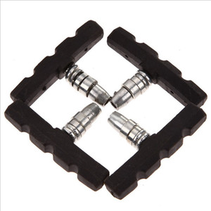 Plaquettes de frein V pour VTT, en caoutchouc noir et composite métallique, durables, 70 mm, pour freins de vélo - Product Image 1