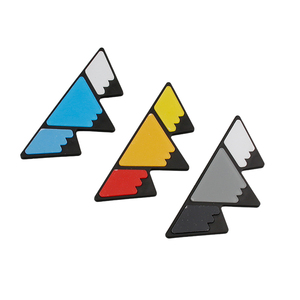 Autocollants de voiture de montagne de neige en forme de triangle, 3 couleurs, pour Toyota <span class=keywords><strong>TA</strong></span> oma 4runner tundra, accessoires modifiés, grilles avant, décoration - Product Image 1