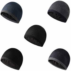 Bonnet tricoté bicolore pour homme, style Docker, chaud et décontracté, idéal pour l'extérieur – Vente en gros, en stock - Product Image 2