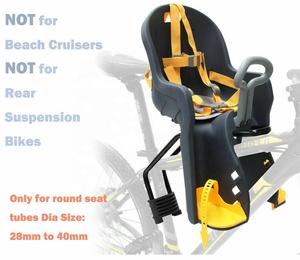Haute qualité dégagement rapide vélo <span class=keywords><strong>avant</strong></span> siège bébé montage <span class=keywords><strong>avant</strong></span> siège <span class=keywords><strong>porte</strong></span>-bébé siège vélo transporteur avec main courante - Product Image 4