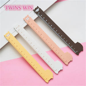 Righello in Legno Stile Coreano a Forma di Alpaca, Carino e Portatile 107, Robusto per Studenti, per Apprendimento di Matematica e <span class=keywords><strong>Geometria</strong></span> - Product Image 3