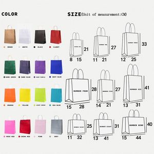 Sacs en papier kraft brun recyclables personnalisés avec poignée pour l'emballage du lait, impression sérigraphique, logo personnalisé - Product Image 6