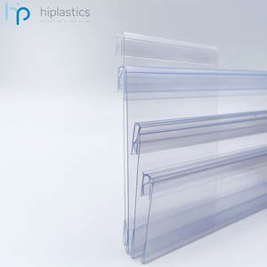 Hiplatics dglk PVC hồ sơ ép đùn Kệ talker PVC Kệ nhãn chủ Dải dữ liệu cho siêu thị và cửa hàng bán lẻ - Product Image 3