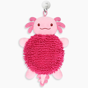 Toalla de Mano de Axolotl al por Mayor <span class=keywords><strong>para</strong></span> Baño, Cocina, Hogar, Estilo de Dibujos Animados, Super Absorbente, de Chenilla, Divertida, Decorativa, <span class=keywords><strong>para</strong></span> Colgar - Product Image 1