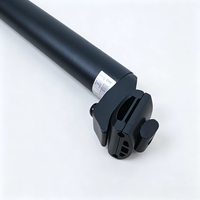 Tige de Selle en Alliage d'Aluminium Promax SP-252 27.2 x 350mm Noir Sablé à Vis Unique avec Micro-ajustement pour Vélo – Stock en Gros