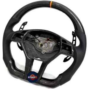Volante in Fibra di Carbonio Personalizzato per Mercedes <span class=keywords><strong>AMG</strong></span> W204 C63 C43 <span class=keywords><strong>W212</strong></span> C180 C200 C260 C300 C63 <span class=keywords><strong>AMG</strong></span> C204 GLK - Product Image 1