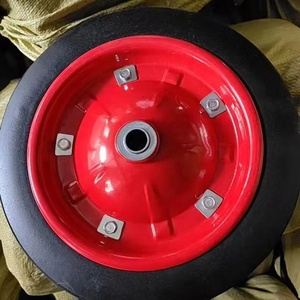 <span class=keywords><strong>Roue</strong></span> en caoutchouc massif 13X3 robuste <span class=keywords><strong>pour</strong></span> chariot à main, <span class=keywords><strong>brouette</strong></span>, chariot - Product Image 1