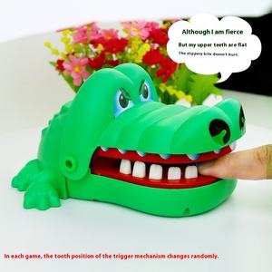 لعبة استخراج أسنان ديناصور كبيرة للأطفال لعبة تمساح عض إصبع صعبة تخفيف الضغط على سمك القرش أدوات كشك - Product Image 4