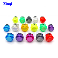 Kit de boutons d'arcade transparents sans lumière 33 mm, copie SANWA pour Raspberry Pi MAME PC Pandora Game