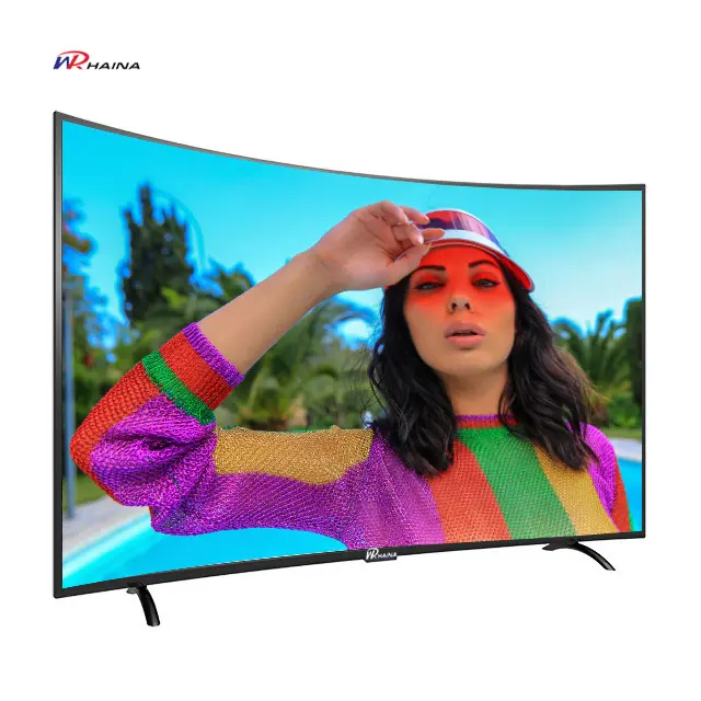 Haina 39 इंच गर्म बिक्री टेलीविजन नई उत्पाद घुमावदार स्क्रीन टीवी 4k स्मार्ट टीवी का नेतृत्व किया