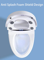 Articles sanitaires modernes et automatiques montés au sol, avec affichage HD, salle de bains en céramique monobloc, toilettes intelligentes avec bidet