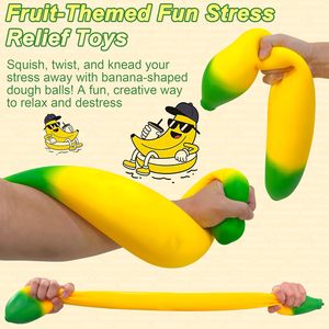 Banana Squishy Gigante Grande a Lenta Risalita, Giocattoli Antistress Morbidi per Alleviare Ansia e Stress, Sensoriali per Adulti, Adolescenti, Bambini e Autismo - Product Image 6