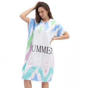 Cape de plage imprimée pour adulte, écologique, à séchage rapide, serviette de bain pratique, peignoir de change, plongée, natation, sources <span class=keywords><strong>chaudes</strong></span> - Product Image 2