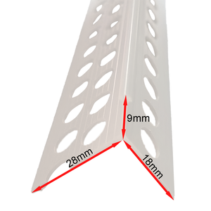 Profil d'<span class=keywords><strong>angle</strong></span> en PVC pour cloison sèche, écologique, résistant à l'eau, <span class=keywords><strong>protection</strong></span> murale - Product Image 1