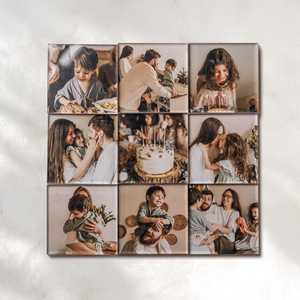 Personnalisation rapide Aimants de réfrigérateur en acrylique transparent DIY Présentoir photo carré Cadre magnétique transparent Autocollant pour réfrigérateur - Product Image 1