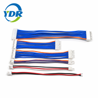 Vorgekrimptes 10-poliges Flachbandkabel JST-Kabelbaum Nylon-PVC Verzinntes Kupferkabel-Set für PCB Elektronik Industrie