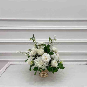 Grands centres de table décoratifs pour mariage, arrangements floraux en tissu pour les tables de mariage et la décoration de la maison - Product Image 5